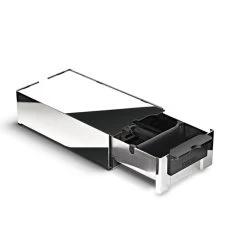 Eureka Mignon Abschlagbox Edelstahl