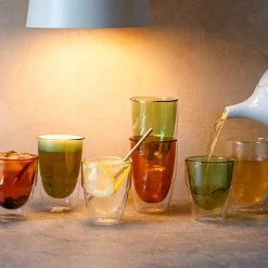 Stack Thermo Glass 200 Ml Semi-Green -Café 105413 105413 carl henkel stack thermo glass 200 ml semi green mood