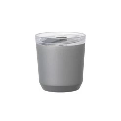 Kinto To-Go Tumbler 240 Ml Mit Stöpsel Silber